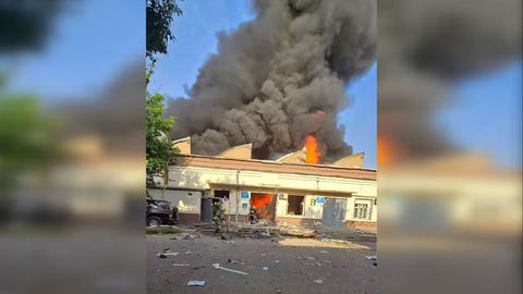 На территории технопарка в Ташкенте произошел пожар (видео)&nbsp;