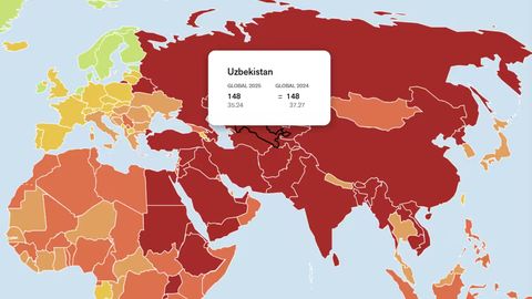 Ўзбекистоннинг матбуот эркинлиги рейтингидаги ўрни ўзгаришсиз қолди