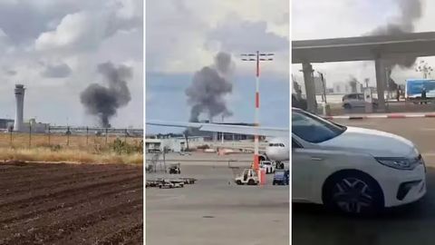 Хуситы нанесли удар по аэропорту Бен-Гурион в Израиле (видео)