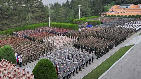 Qirg&lsquo;iziston va Tojikiston harbiy parad o&lsquo;tkazdi (foto)&nbsp;