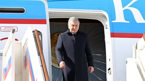 Shavkat Mirziyoyev Moskvaga yetib bordi (foto)&nbsp;