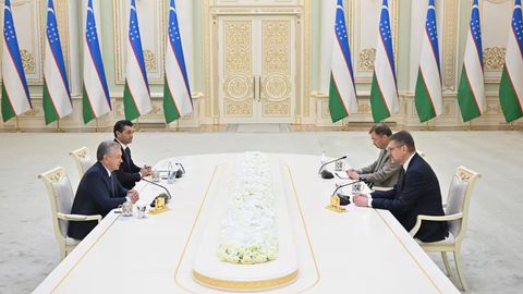 Shavkat Mirziyoyev Yevropa Ittifoqining Markaziy Osiyo bo&lsquo;yicha maxsus vakilini qabul qildi