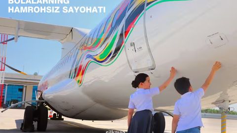 Silk Avia kattalarsiz sayohat qilayotgan bolalarga hamrohlik qilish xizmatini taklif etadi&nbsp;