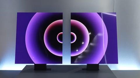 LG ikki qismga ajraladigan ramkasiz televizorni taqdim etdi