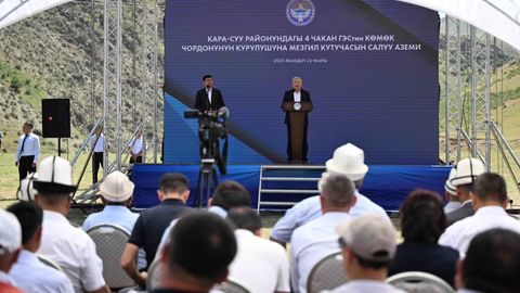 Kyrgyzstan launches construction of four small hydropower plants in Kara-Suu district&nbsp;