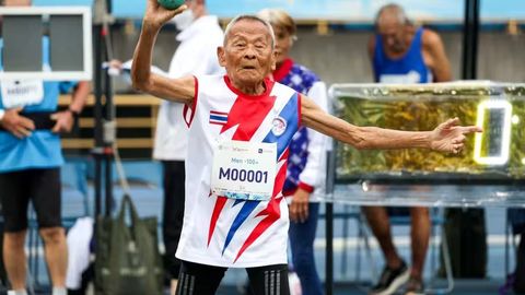 105-летний атлет из Таиланда выиграл 4 золотых медали на соревнованиях