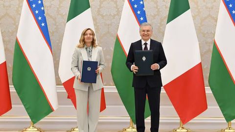 Между Узбекистаном и Италией принята совместная декларация об укреплении отношений стратегического партнерства
