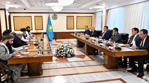 Kazakhstan and Afghanistan discuss expanding trade, infrastructure, and digital cooperation &nbsp;
