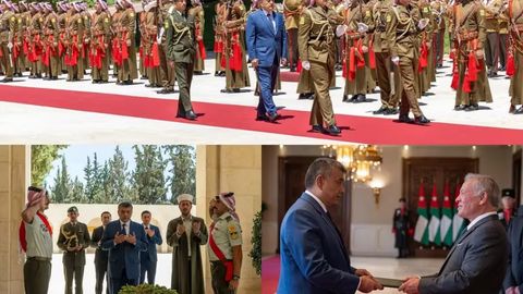 O&lsquo;zbekistonning yangi tayinlangan elchisi Iordaniya podshohiga ishonch yorliqlarini topshirdi (video)&nbsp;