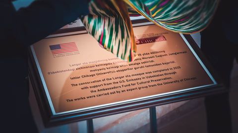 Langar Ota Complex reopens in Uzbekistan with $250,000 U.S. conservation support&nbsp;