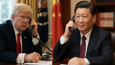 Си Цзиньпин ва Трамп телефон орқали суҳбатлашди