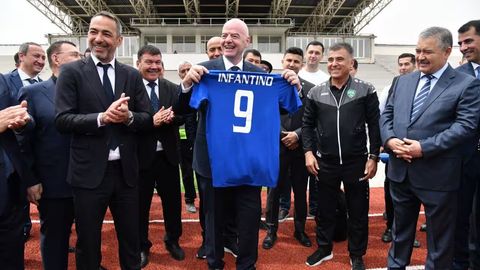 Infantino: &ldquo;Butun dunyodagi muxlislar O&lsquo;zbekistonning JCHdagi debyutini kutmoqda&rdquo;