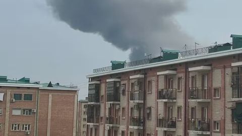В мебельном цеху в Сергелийском районе произошел крупный пожар