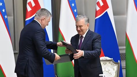 Ўзбекистон ва Словакия ўртасида стратегик шериклик муносабатлари ўрнатилди