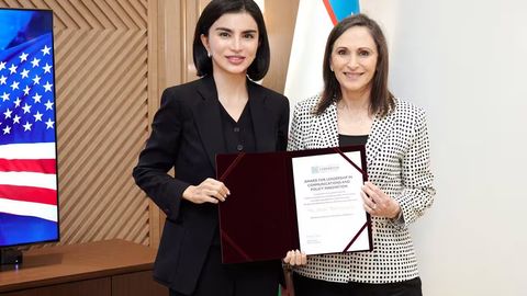 Saida Mirziyoyeva Amerika-O&lsquo;zbekiston savdo palatasi raisi bilan uchrashdi&nbsp;