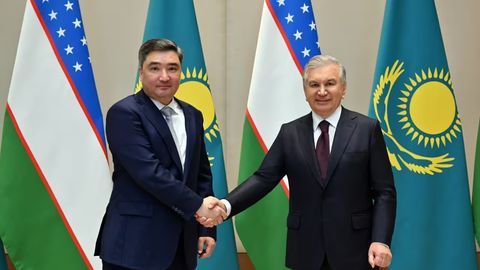 Shavkat Mirziyoyev Qozog&lsquo;iston, Qirg&lsquo;iziston, Tojikiston, Turkmaniston va Rossiya hukumati vakillarini qabul qildi