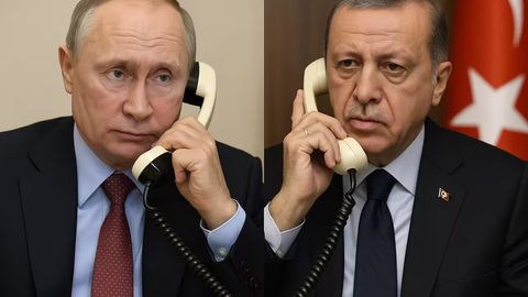 Putin va Erdo&lsquo;g&lsquo;on Isroil mudofaa kuchlarining Eronga qarshi harakatlarini qoraladi