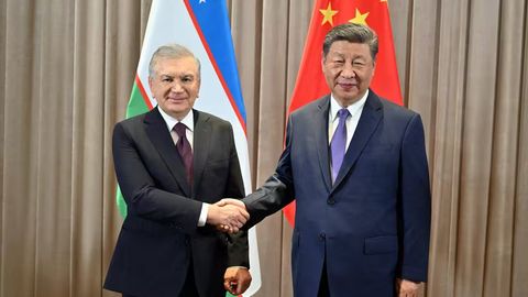 Шавкат Мирзиёев в Астане провел переговоры с Си&nbsp;Цзиньпином
