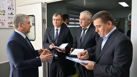 Shavkat Mirziyoyev Qashqadaryoga keldi