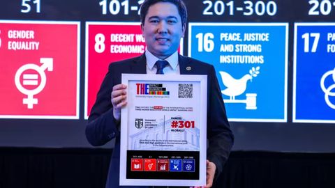 Тошкент давлат юридик университети “ТҲЕ Импаcт Ranking — 2025” халқаро рейтингида 100 поғона юқорилаб, дунё бўйича 301-ўринни эгаллади