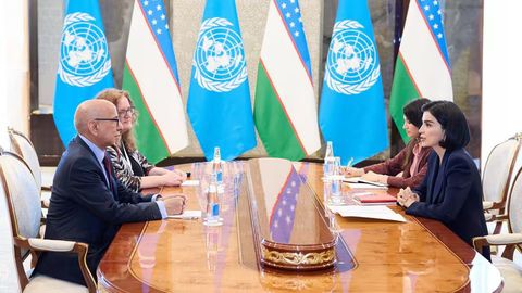 Saida Mirziyoyeva BMT bosh kotibining iqtisodiy rivojlanish bo&lsquo;yicha yordamchisi bilan uchrashuv o&lsquo;tkazdi