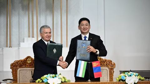 Узбекистан и Монголия подписали совместную декларацию об установлении отношений всеобъемлющего партнерства