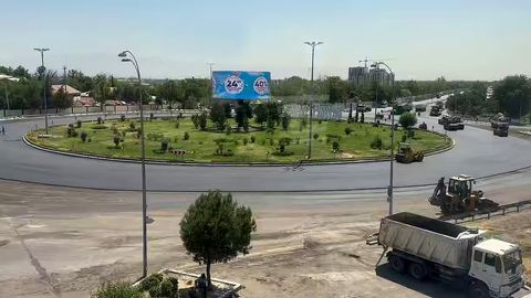 Toshkentda Rohat aylanma yo&lsquo;li vaqtincha yopilgani sabab tirbandliklar yuzaga keldi (video)