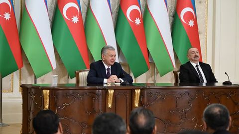 &ldquo;Siz mamlakat hududiy yaxlitligini tikladingiz&rdquo;. Shavkat Mirziyoyev Ilhom Aliyev rahbarligida Ozarbayjon erishayotgan yuksak natijalardan xursandligini aytdi