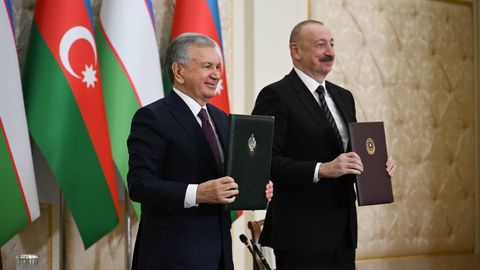 Uzbekistan, Azerbaijan target $1bn trade by 2030 as leaders seal broad cooperation agreements in Baku&nbsp;