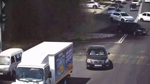 Toshkentda suv quvuri kuchli bosim ostida yorildi (video)