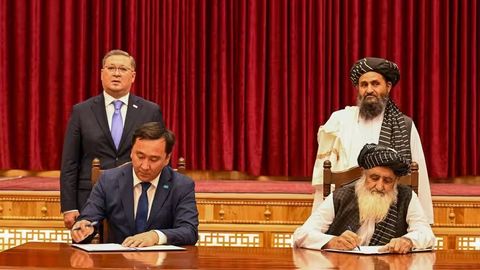 Qozog&lsquo;iston va Afg&lsquo;oniston Transafg&lsquo;on temir yo&lsquo;lini qurish to&lsquo;g&lsquo;risida memorandum imzoladi