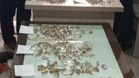 В Узбекистане задержан гражданин, пытавшийся незаконно ввезти в страну 859 ювелирных изделий под одеждой