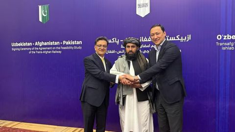 Uzbekistan, Afghanistan, and Pakistan sign deal on feasibility study for Trans-Afghan railway&nbsp;