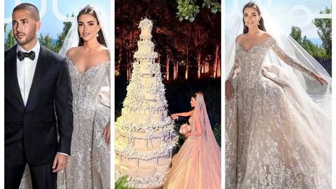 Malikalar ko&lsquo;ylagi, brilliantlar va 11 qavatli tort: livanlik dizayner Eli Saabning o&lsquo;g&lsquo;li uylandi