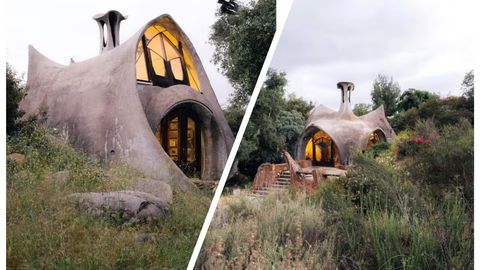 Kaliforniyadagi hobbitning koshonasini eslatadigan g&lsquo;ayrioddiy uyga sayohat