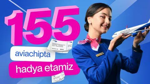 Avgust sovg&lsquo;alari: Centrum Air 155 ta aviachiptani tortiq qiladi!