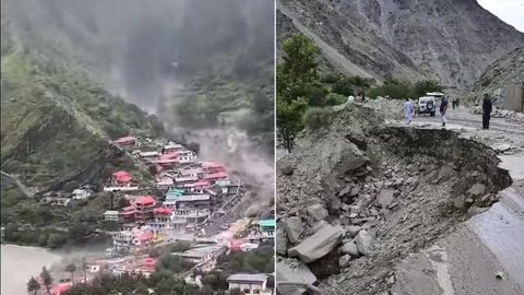 Ҳиндистонда кучли сел қишлоқни ювиб кетди (видео)