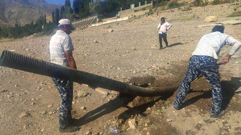 Chorvoq suv omboriga ayrim dachalardan quvur orqali suv oqizilgani aniqlandi