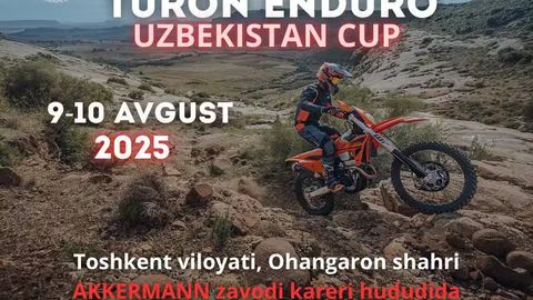 Ohangaronda &ldquo;Turon Enduro Uzbekistan Cup&rdquo; enduro mototsikl musobaqasi bo&lsquo;lib o&lsquo;tadi&nbsp;