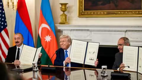 Ozarbayjon va Armaniston Vashingtonda tinchlik deklaratsiyasini imzoladi