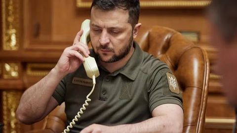 Zelenskiy Qozog&lsquo;iston prezidentiga qo&lsquo;ng&lsquo;iroq qildi