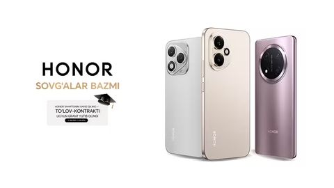 HONOR talabalarni qo&lsquo;llab-quvvatlovchi aksiyani e&rsquo;lon qildi&nbsp;