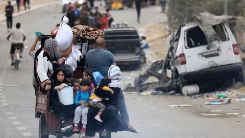 Isroil falastinliklarni G&lsquo;azo janubiga majburan ko&lsquo;chirishga tayyorgarlik boshladi