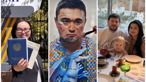 Instagram: Otasiga mashina sovg&lsquo;a qilgan Shahzod Sultonov, o&lsquo;g&lsquo;illari bilan klip suratga olayotgan Shohruxxon, bakalavr diplomini olgan Shahlo Zoirova