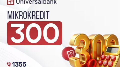 Universalbank ўзини ўзи банд қилган фуқаролар учун янги &ldquo;Микрокредит 300 &rdquo;ни ишга туширди&nbsp;