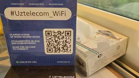В поездах Afrosiyob запущена услуга Wi-Fi&nbsp;
