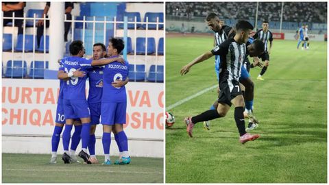Superliga. &ldquo;Sho&lsquo;rtan&rdquo; va &ldquo;Navbahor&rdquo; o&lsquo;rtasidagi bahsda gollar &ldquo;otishmasi&rdquo;, &ldquo;Dinamo&rdquo; esa Jizzaxda durang o&lsquo;ynadi&nbsp;(video)