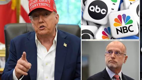 Tramp ABC va NBC telekanallarining efir litsenziyalarini bekor qilishni qo&lsquo;llab-quvvatlashini bildirdi
