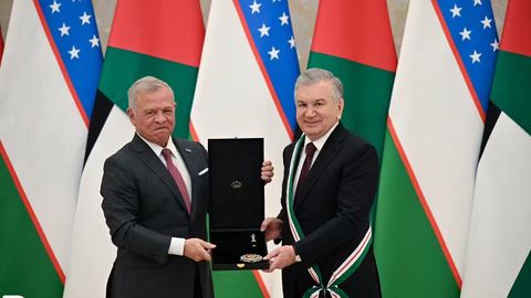 Шавкат Мирзиёев награжден орденом Иордании&nbsp;&laquo;Ан-Нахда&raquo;