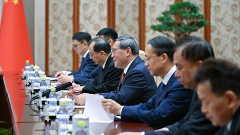 Shavkat Mirziyoyev Xitoy Davlat kengashi bosh vaziri bilan muzokara o‘tkazdi